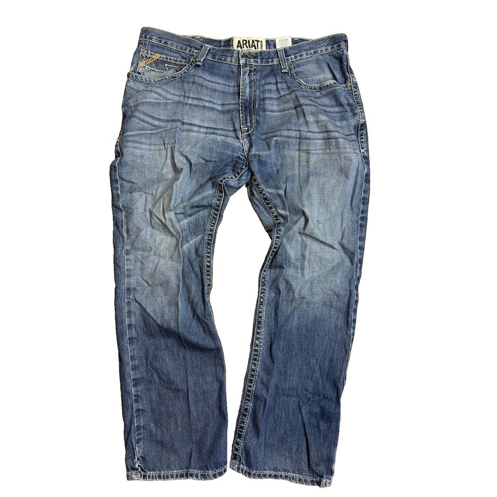 ARIAT M4 Low Rise Carson Boot Cut  Mens Jeans 40/32 Great Fade!